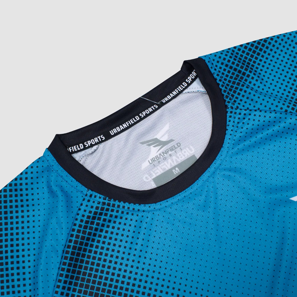 Men's Urbanfield Sports Nova Short Sleeve T-Shirt - Turquoise/Black