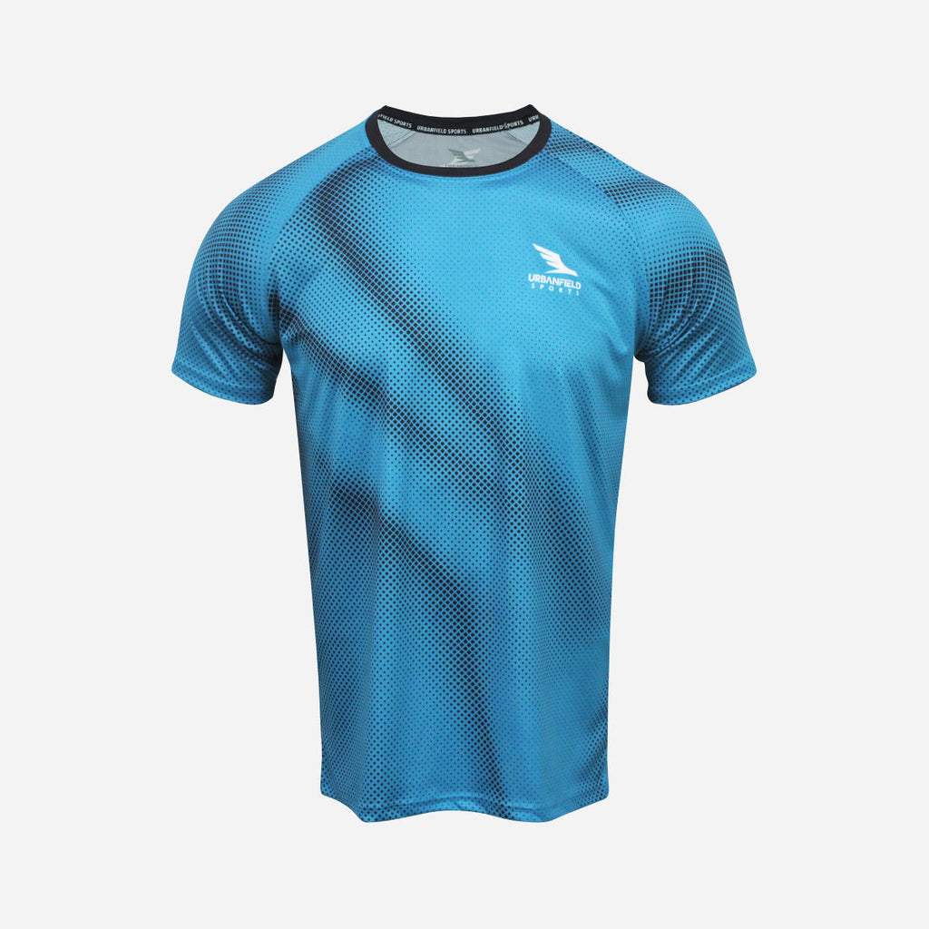 Men's Nova Short Sleeve T-Shirt - Turquoise & Black