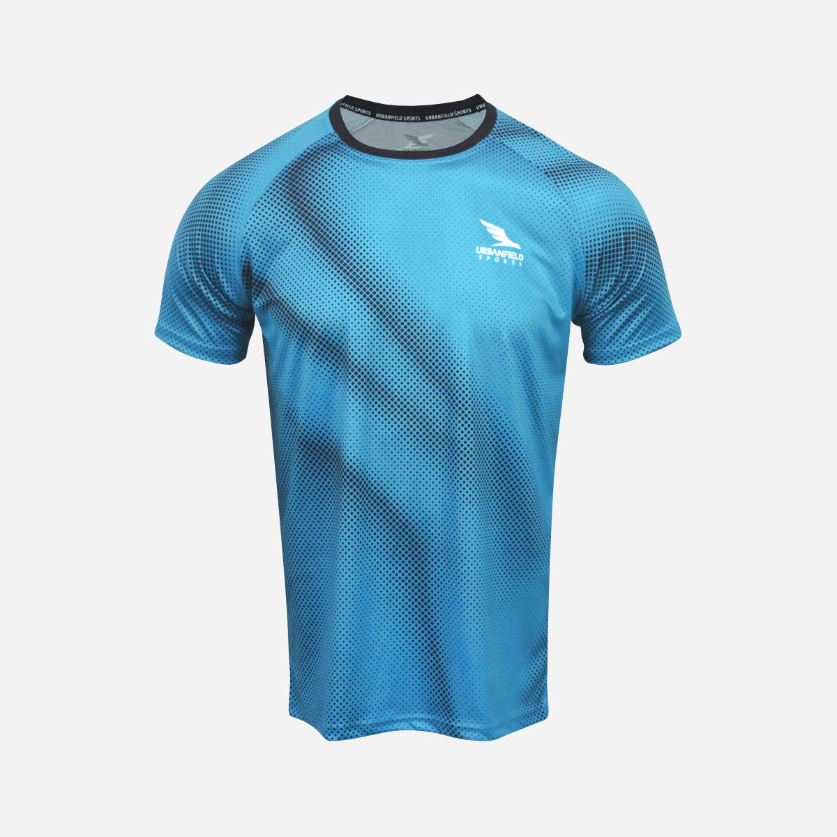 Men's Nova Short Sleeve T-Shirt - Turquoise & Black