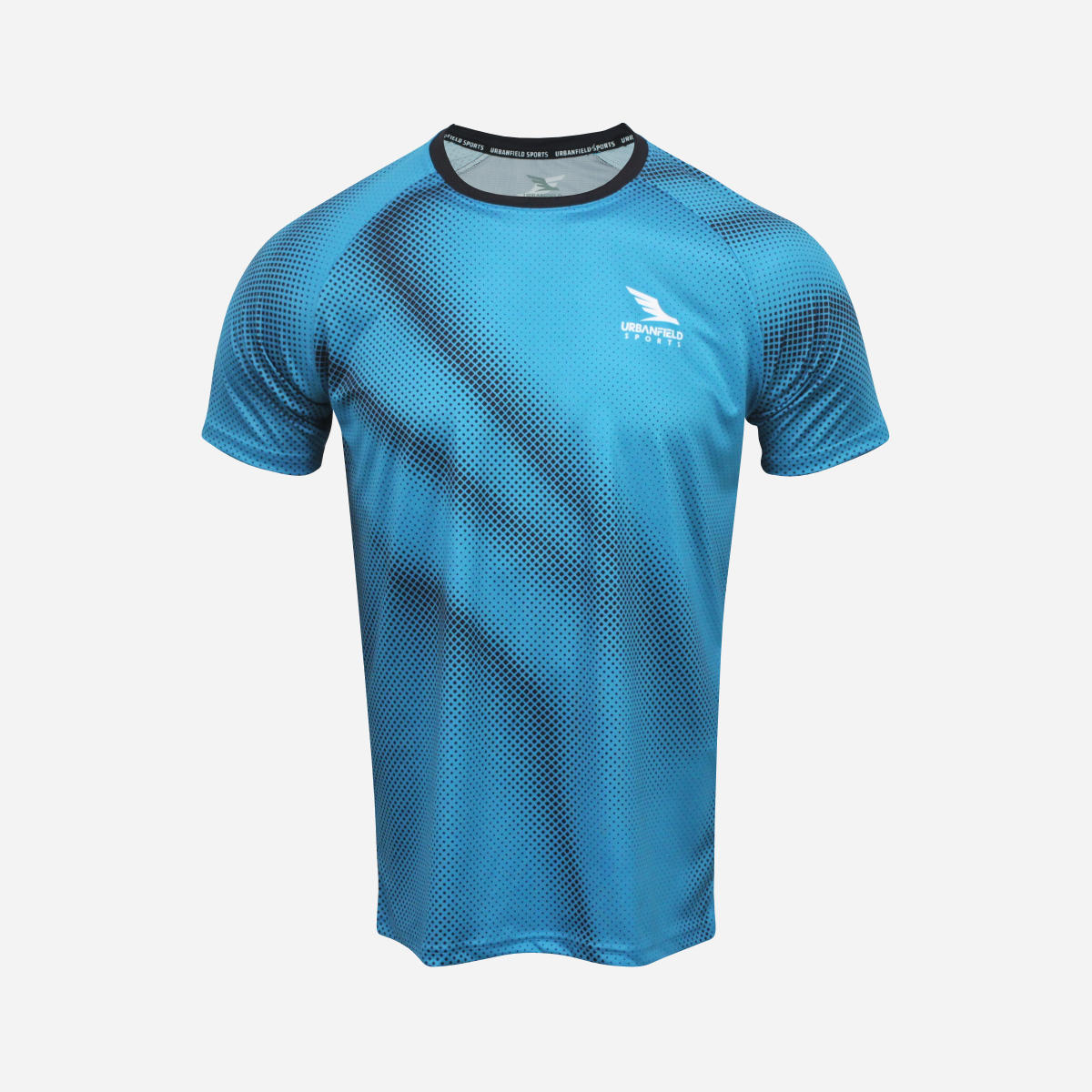 Men's Nova Short Sleeve T-Shirt - Turquoise & Black