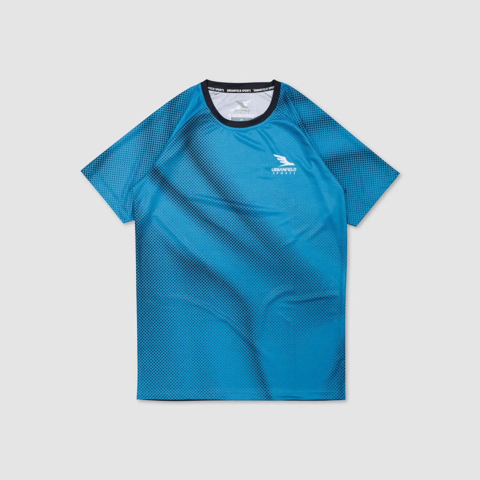 Men's Urbanfield Sports Nova Short Sleeve T-Shirt - Turquoise/Black