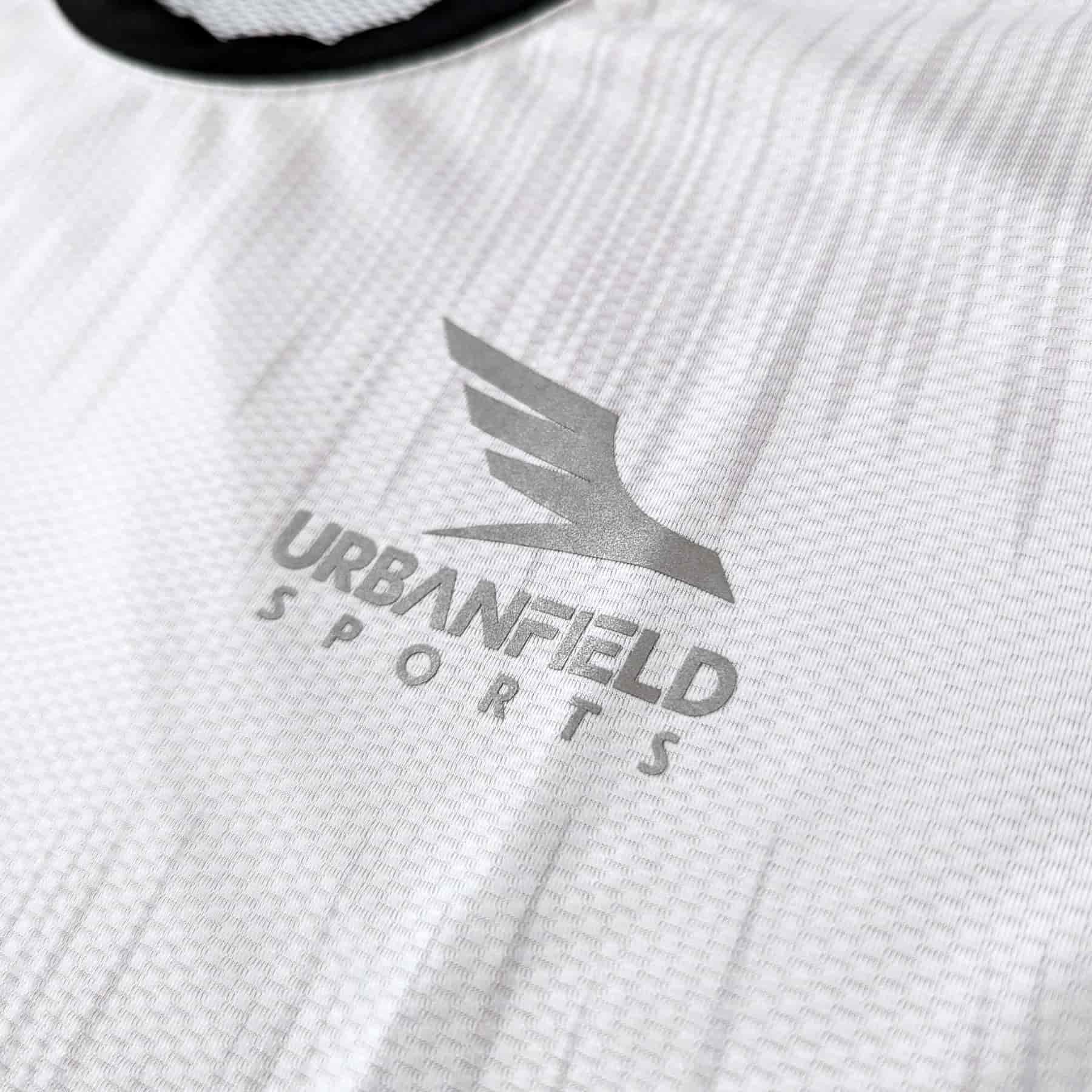 Men's speed short sleeve running T-shirt white / black