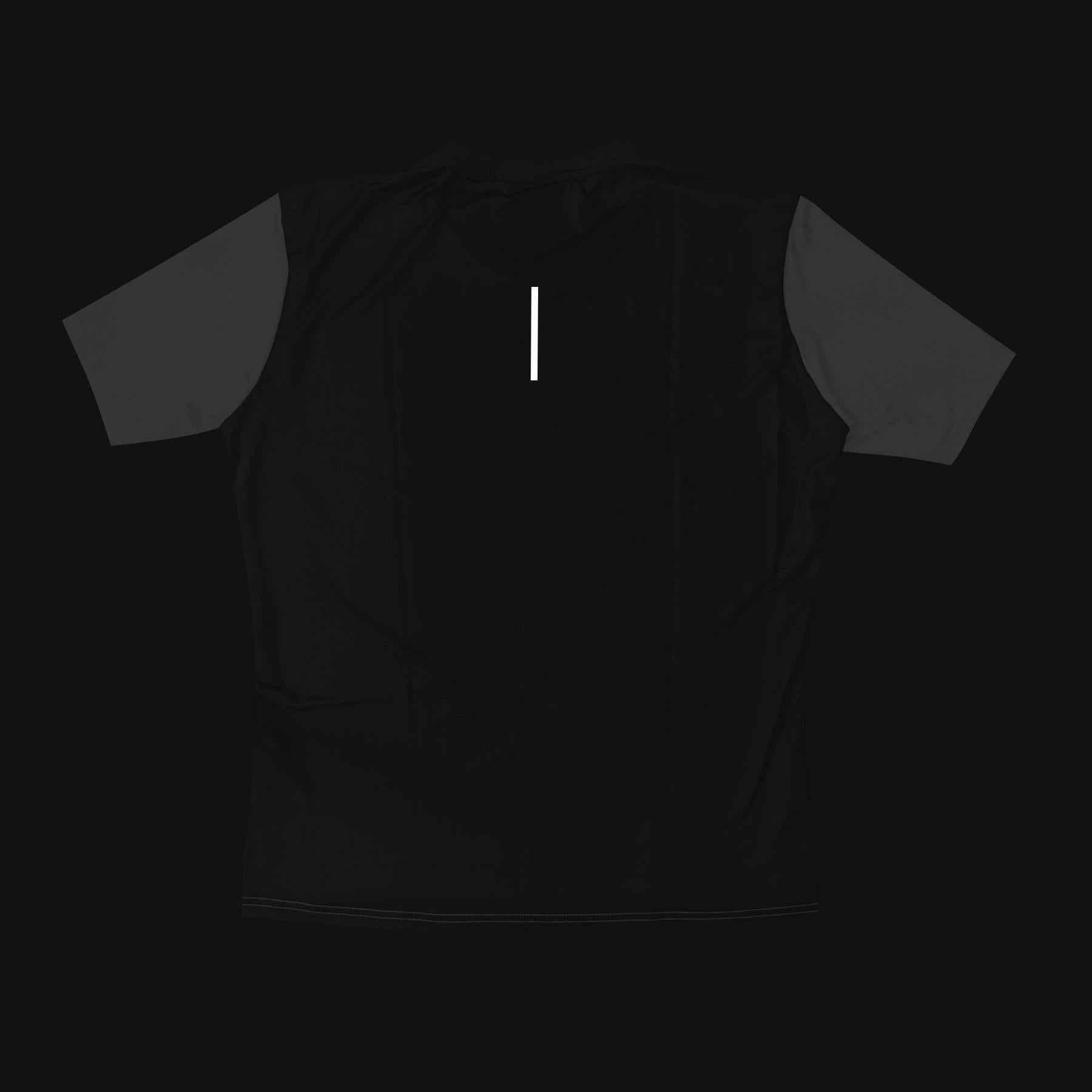 Men's speed short sleeve running T-shirt white / black