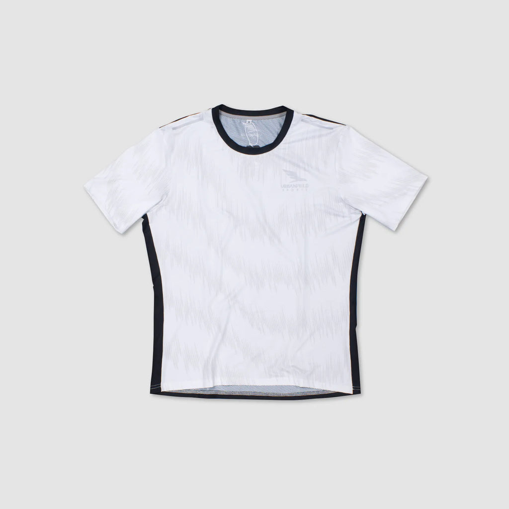 Men's Urbanfield Sports Speed Running T-Shirt - White/Black