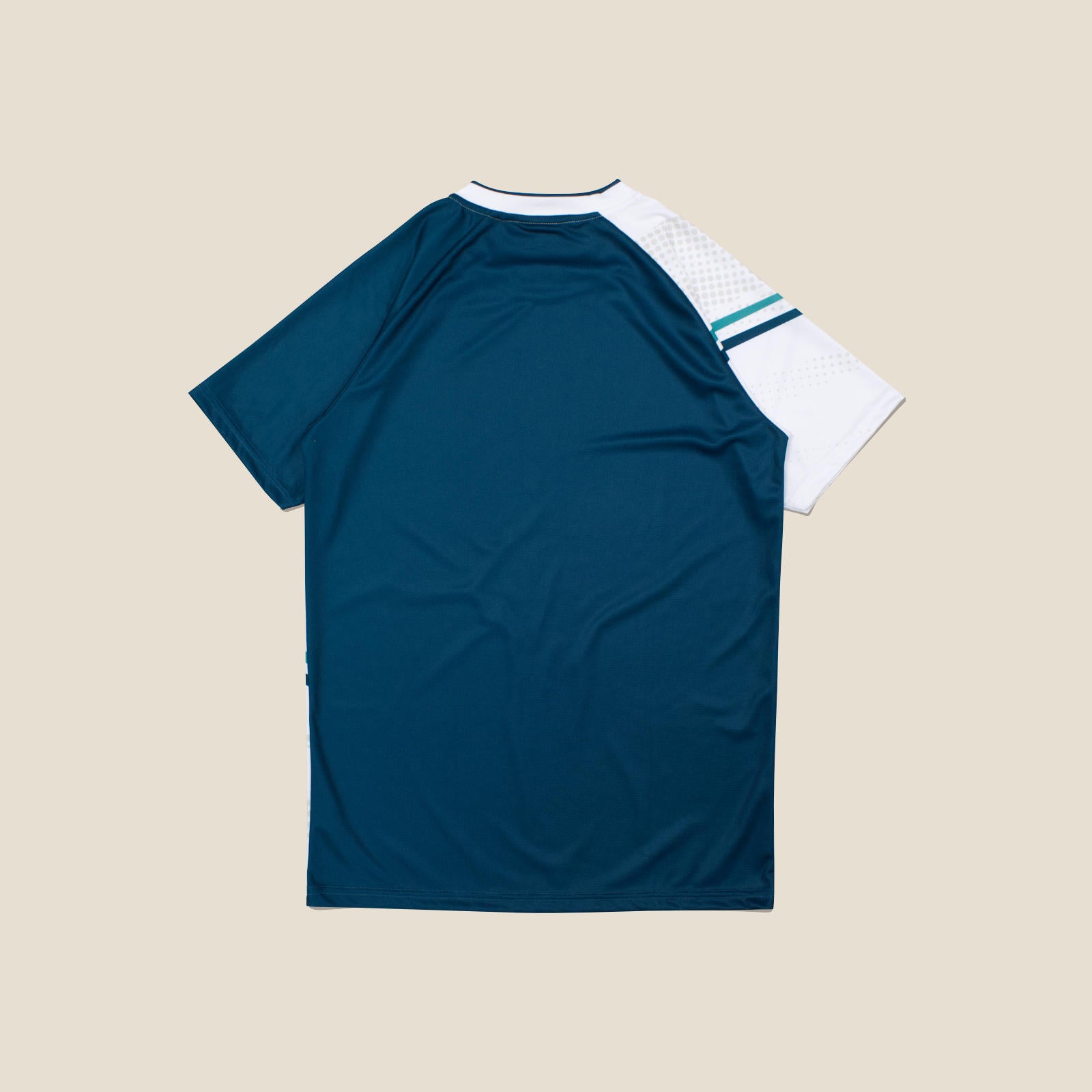 Men's Urbanfield Sports Speed Strike Short Sleeve T-Shirt - White/Deep Ocean Teal