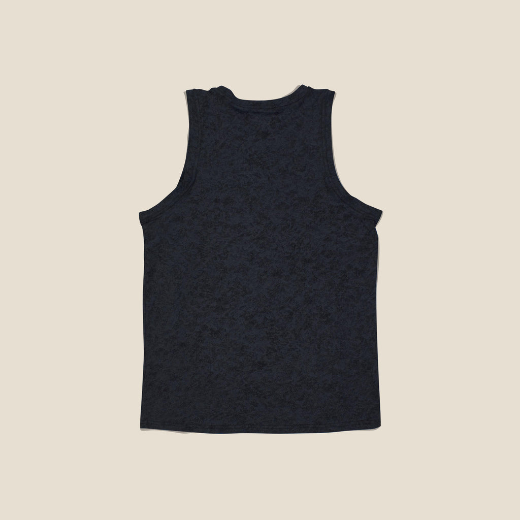 Men's Urbanfield Sports Core Training Tie-Dye Singlet - Black