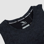 Men's Urbanfield Sports Core Training Tie-Dye Singlet - Black