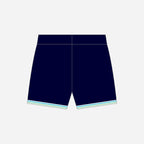 Men's York RI Centenary 2-in-1 Shorts - Navy Blue/Cyan/Mint Green/White