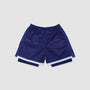 Men's York RI Centenary 2-in-1 Shorts - Navy Blue/Cyan/Mint Green/White
