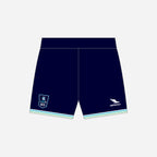 Men's York RI Centenary 2-in-1 Shorts - Navy Blue/Cyan/Mint Green/White