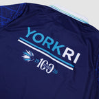 Men's York RI Centenary Polo Shirt - Navy Blue/Cyan/Mint Green/White