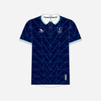 Men's York RI Centenary Polo Shirt - Navy Blue/Cyan/Mint Green/White
