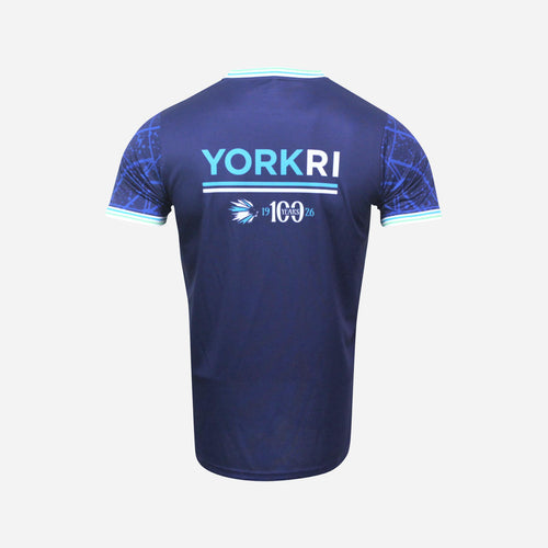Men's York RI Centenary Shirt - Navy Blue/Cyan/Mint Green/White