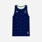 Men's York RI Centenary Tank Top - Navy Blue/Cyan/Mint Green/White