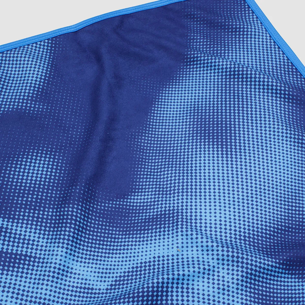 Ossett Badminton Club Hand Towel - Navy Blue/Vivid Sky Blue