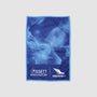 Ossett Badminton Club Hand Towel - Navy Blue/Vivid Sky Blue