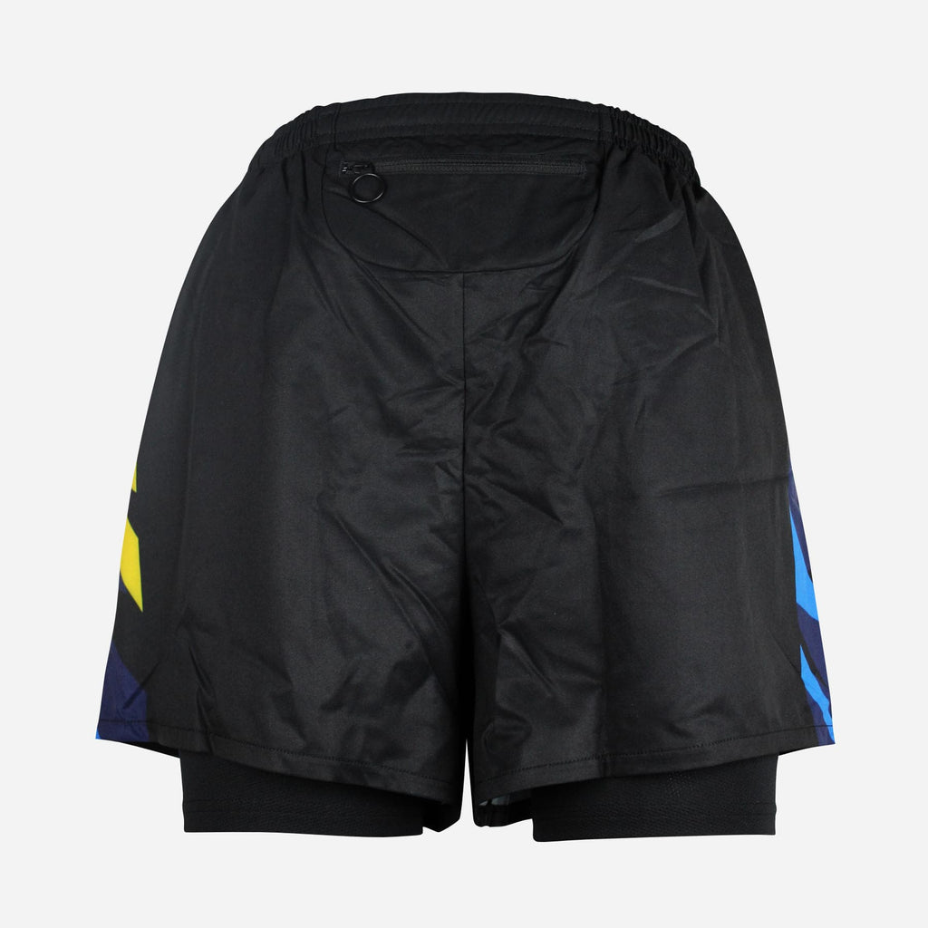 Pontefract Badminton 2-in-1 Shorts - Black