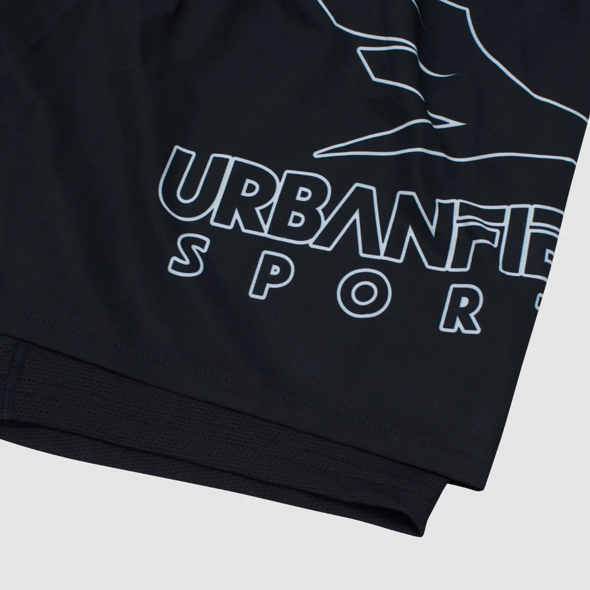Urbanfield Sports Training Performance 2-in-1 Shorts - Black