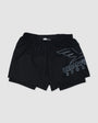 Urbanfield Sports Training Performance 2-in-1 Shorts - Black