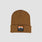 Front view of Urbanfield Sports be wild outdoor beanie in caramel
