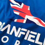Close-up of Urbanfield Sports GB logo