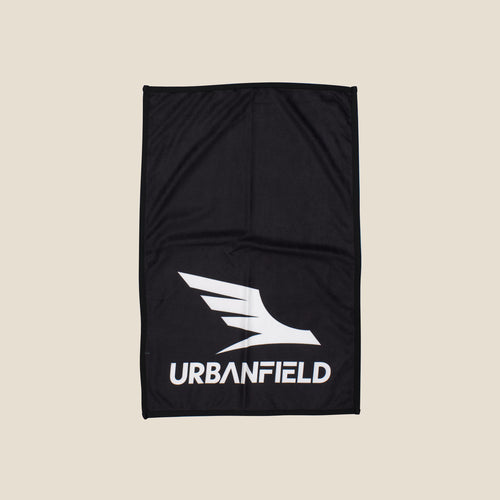 Urbanfield Sports Logo Hand Towel - Black/White