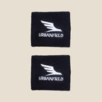 Urbanfield Sports Performance Wristband (2 Pack) - Black/White
