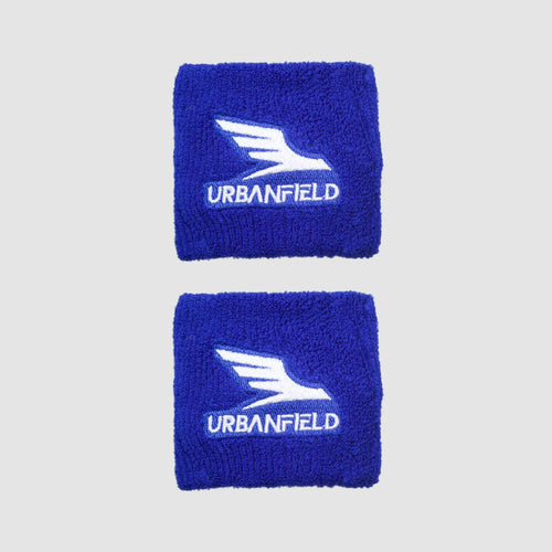 Urbanfield Sports Performance Wristband (2 Pack) - Sapphire/White