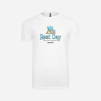 Rest Day Character Graphic T-Shirt - White