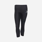 Women's Ace 3/4 Leggings - Black & Turquoise