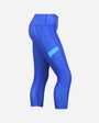 Women's Ace 3/4 Leggings - Royal Blue/Cyan Blue