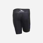 Women's Ace Short Leggings - Black & Turquoise