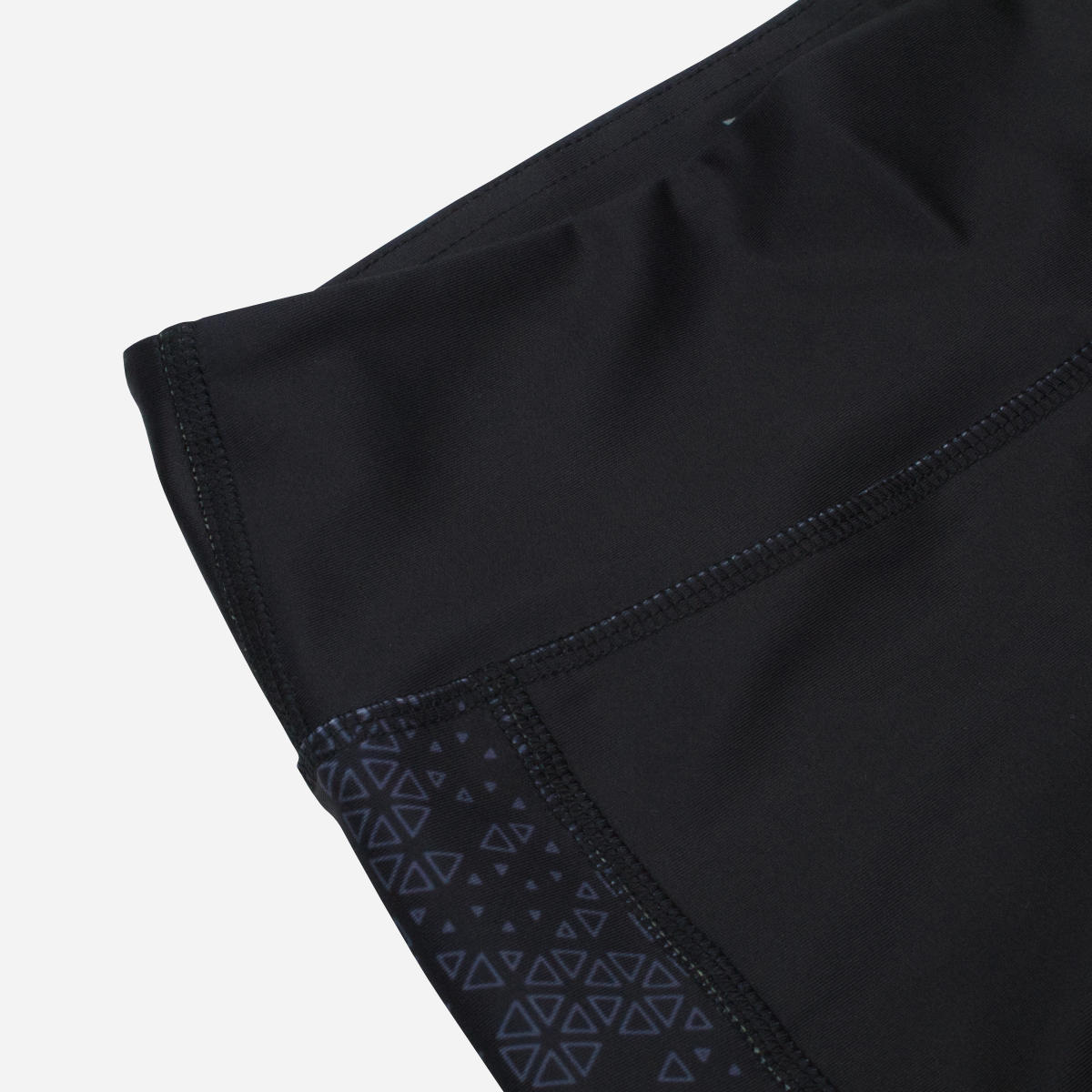 Women's Ace Short Leggings - Black & Turquoise
