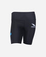 Women's Ace Short Leggings - Black/Turquoise