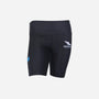 Women's Ace Short Leggings - Black/Turquoise