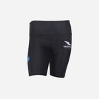 Women's Ace Short Leggings - Black & Turquoise
