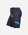Women's Ace Short Leggings - Black/Turquoise