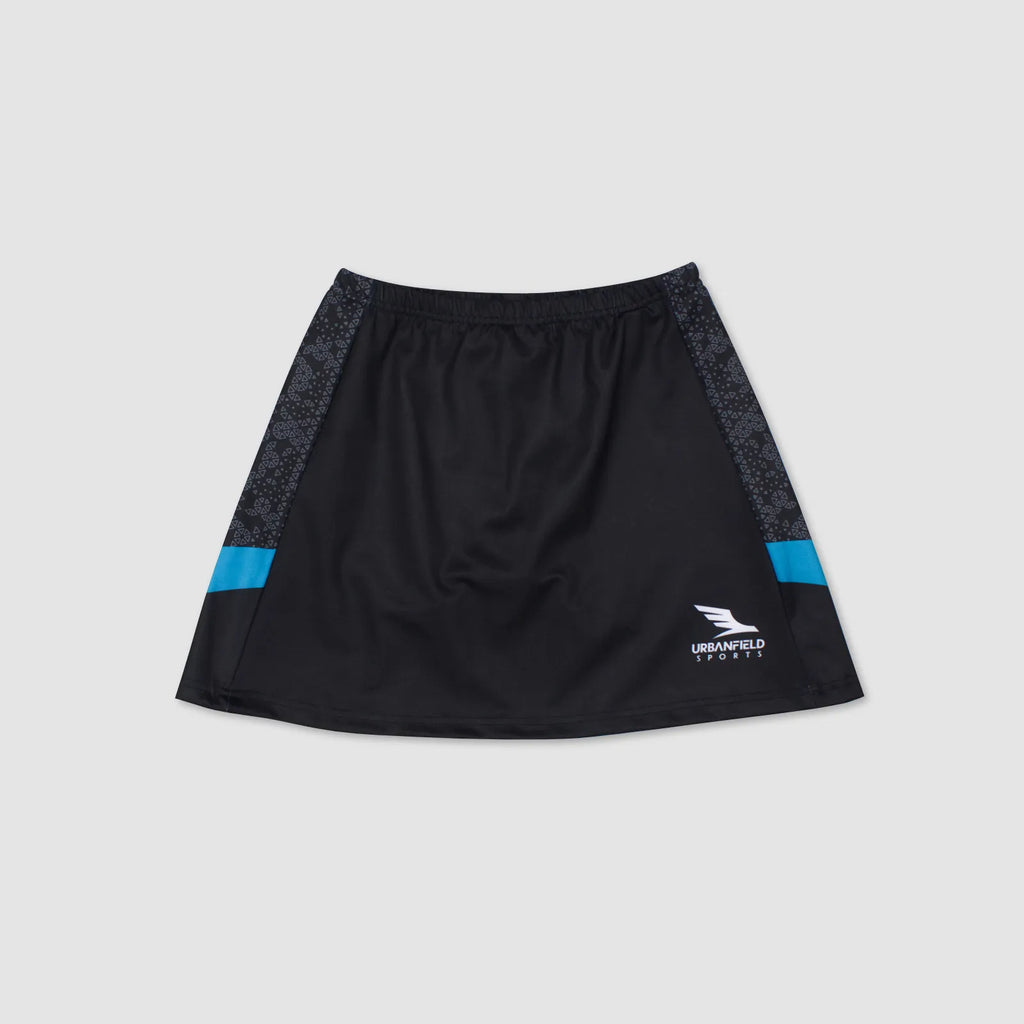 Women's Urbanfield Sports Ace Skort - Black/Turquoise