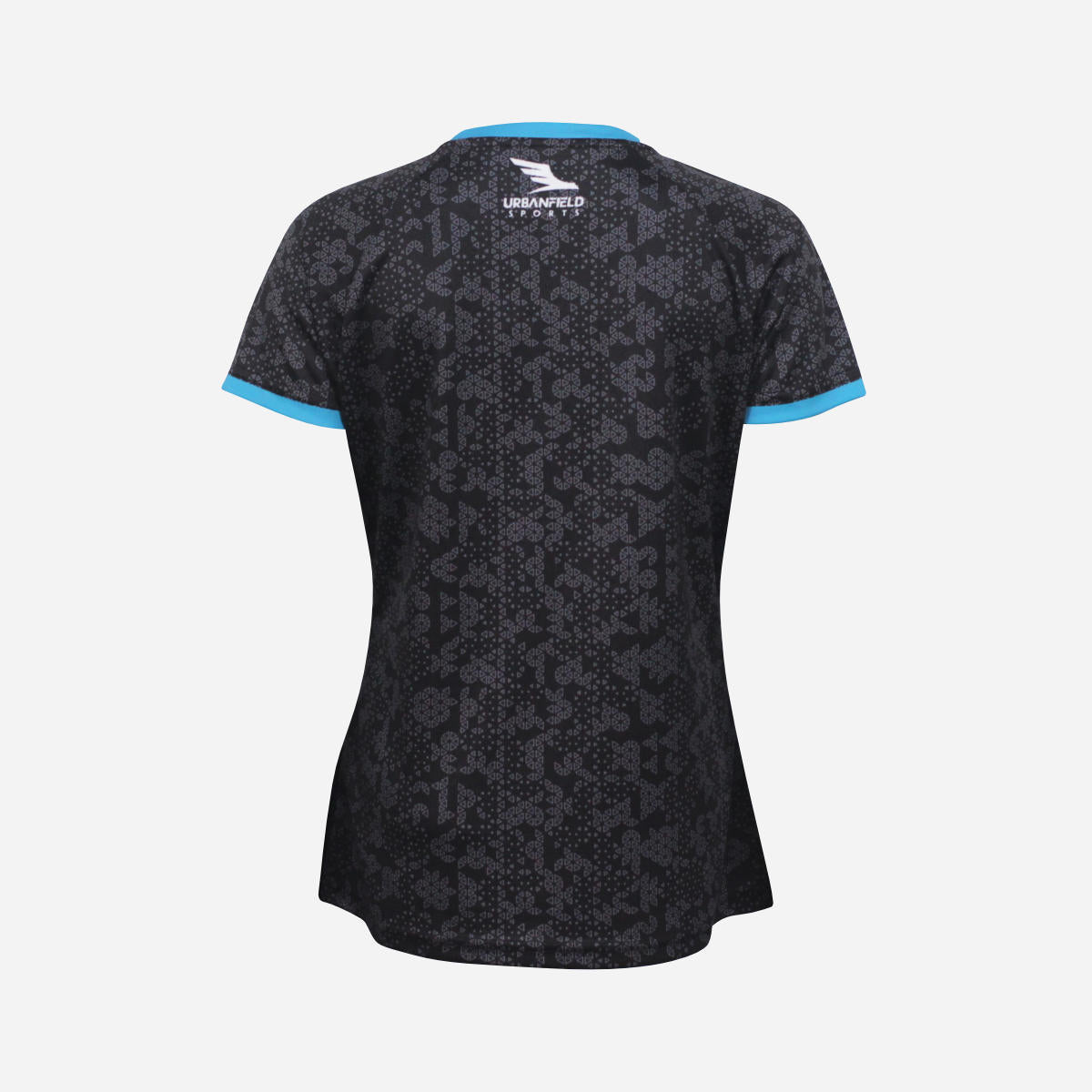 Women's Ace T-Shirt - Black & Turquoise