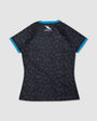 Women's Urbanfield Sports Ace T-Shirt - Black/Turquoise