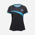 Women's Ace T-Shirt - Black & Turquoise