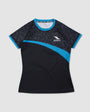 Women's Urbanfield Sports Ace T-Shirt - Black/Turquoise