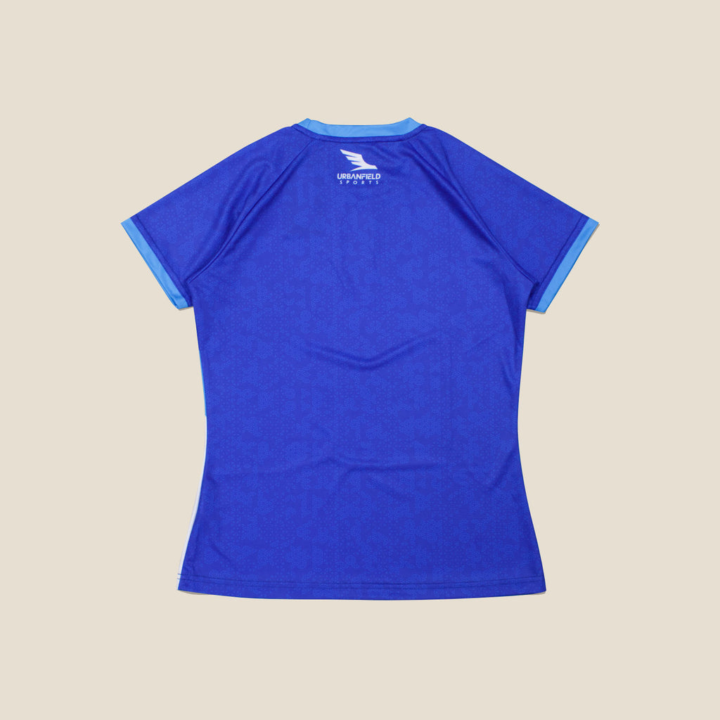 Women's Urbanfield Sports Ace T-Shirt - Royal Blue/Cyan Blue