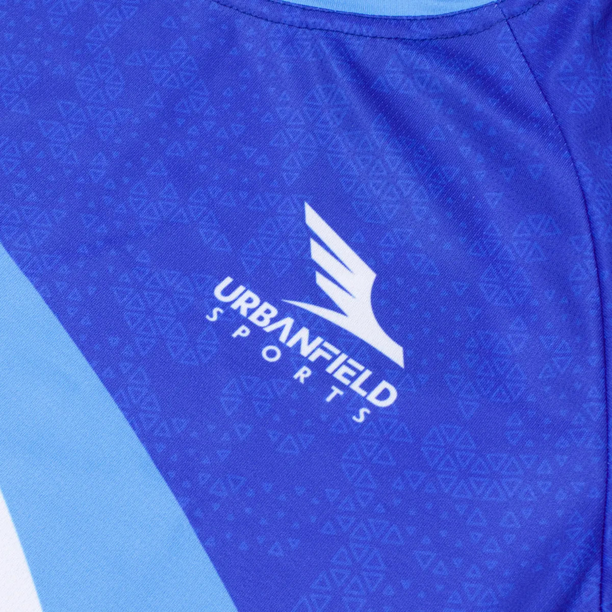 Women's Urbanfield Sports Ace T-Shirt - Royal Blue/Cyan Blue