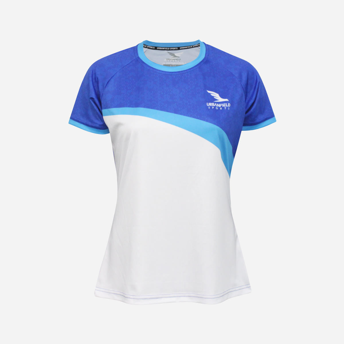 Women's Ace T-Shirt - Royal Blue & Cyan Blue