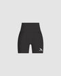 Women's Active Training High-Waist Short Leggings - Black