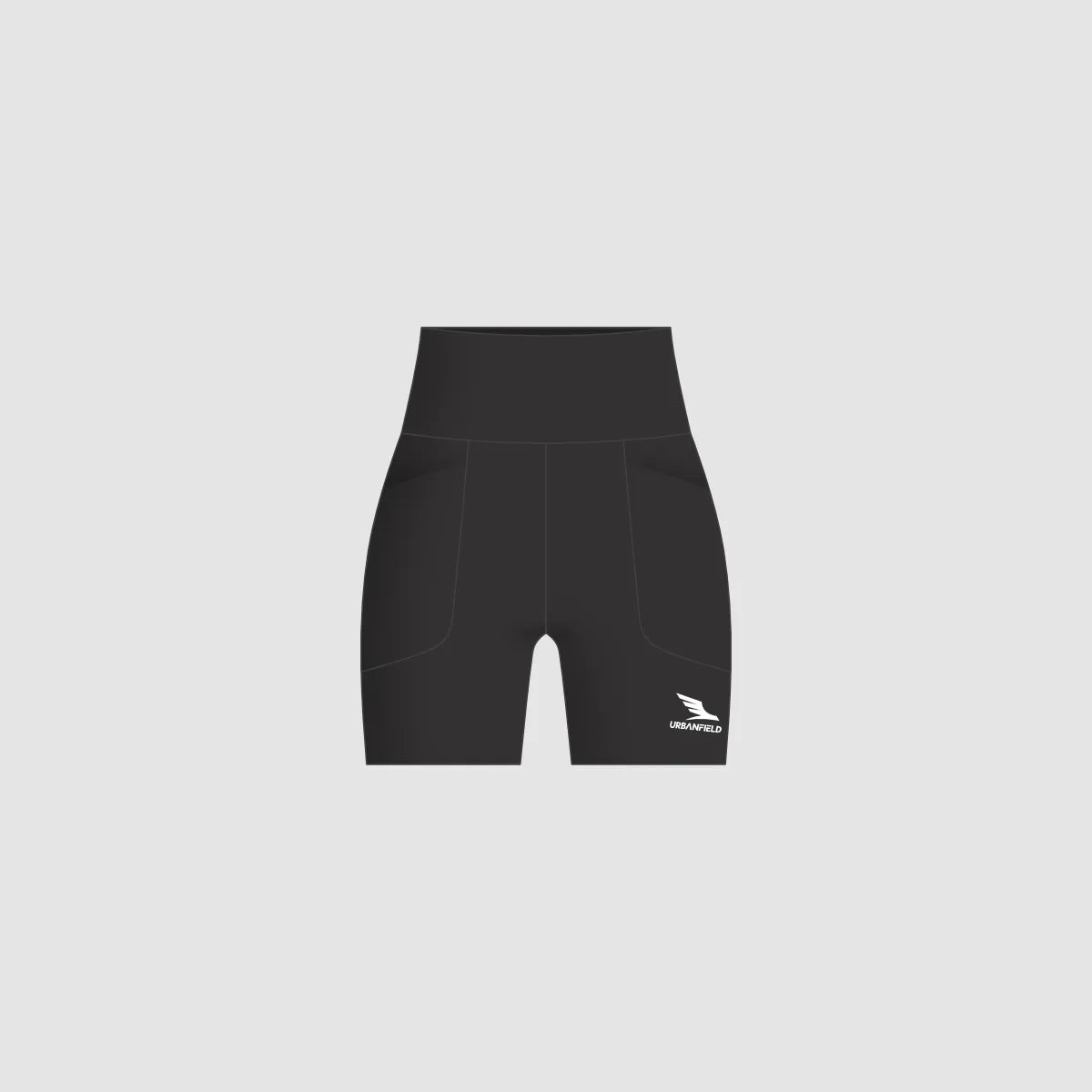 Women's Active Training High-Waist Short Leggings - Black