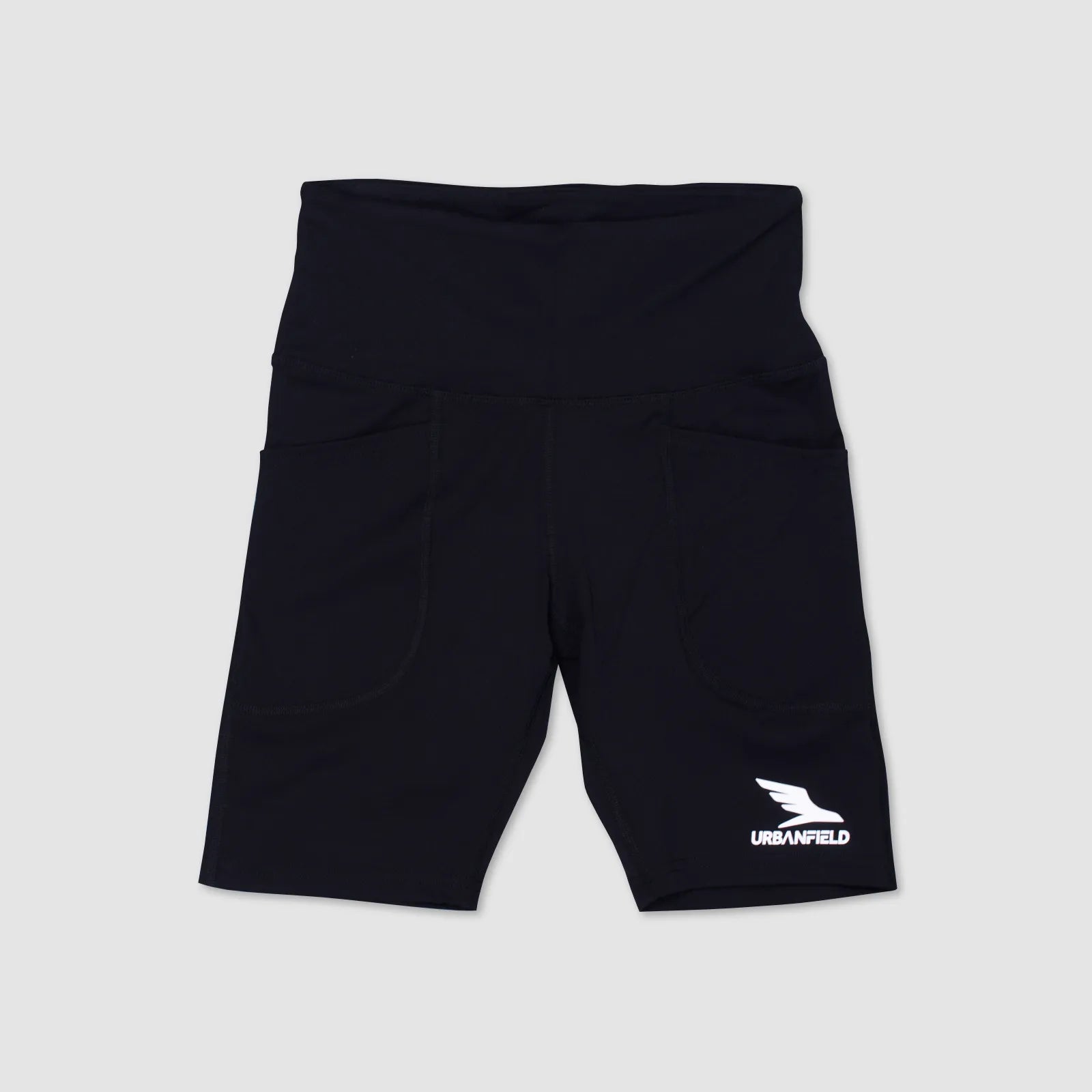 Women's Active Training High-Waist Short Leggings - Black