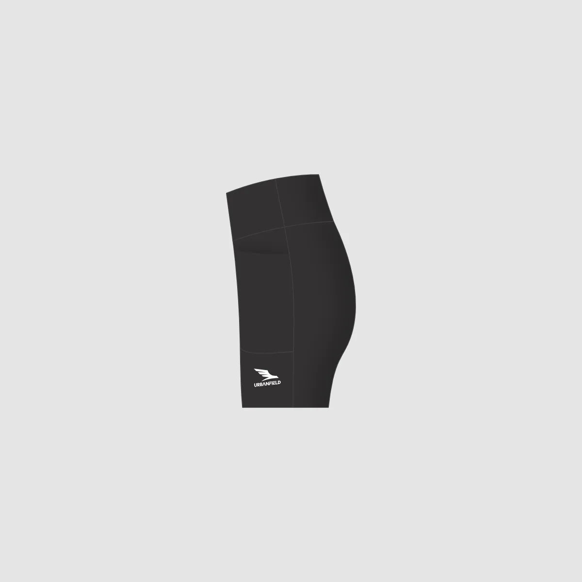 Women's Active Training High-Waist Short Leggings - Black
