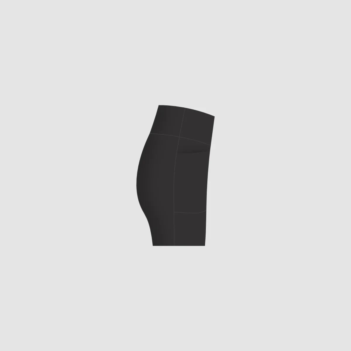Women's Active Training High-Waist Short Leggings - Black